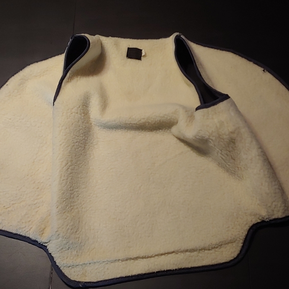 Vtg 70s Mens L-T Vest Sherpa Lined Denim - Picture 8 of 9